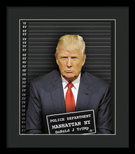 Donald Trump Mugshot - Framed Print