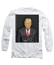 Donald Trump Mugshot - Long Sleeve T-Shirt