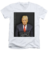 Donald Trump Mugshot - Men's V-Neck T-Shirt