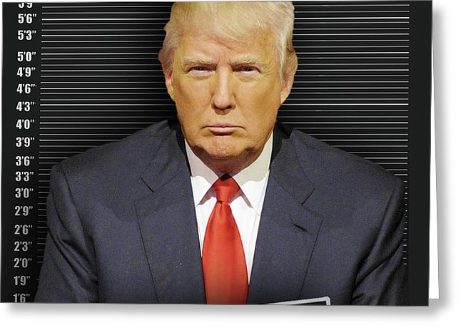 Donald Trump Mugshot - Greeting Card