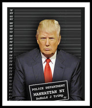 Donald Trump Mugshot - Framed Print