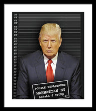 Donald Trump Mugshot - Framed Print