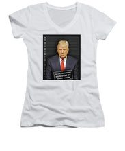 Donald Trump Mugshot - Women's V-Neck (Athletic Fit)