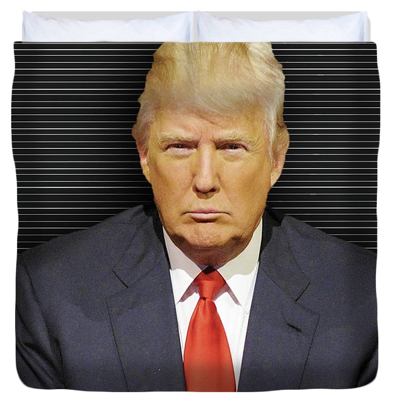 Donald Trump Mugshot - Duvet Cover