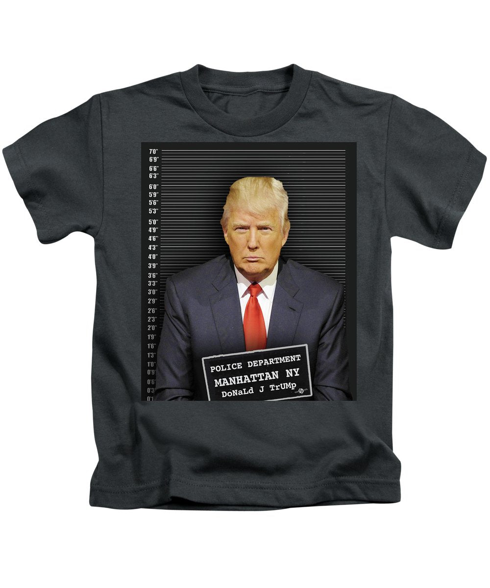 Donald Trump Mugshot - Kids T-Shirt