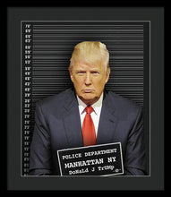 Donald Trump Mugshot - Framed Print