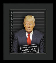 Donald Trump Mugshot - Framed Print