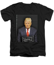 Donald Trump Mugshot - Men's V-Neck T-Shirt