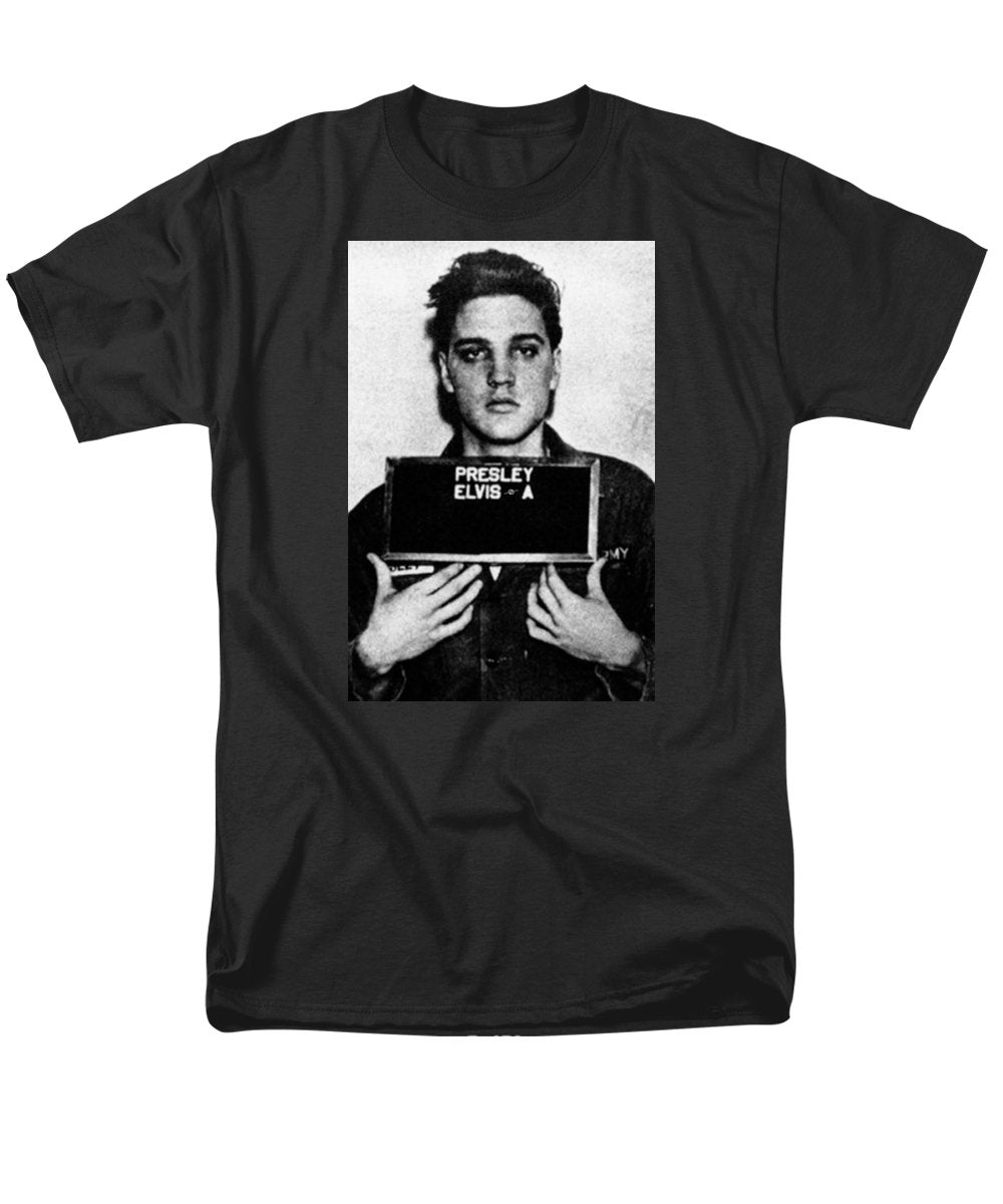 Elvis Presley Mug Shot Vertical 1 - Men's T-Shirt  (Regular Fit)