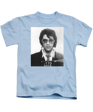 Elvis Presley Mug Shot Vertical - Kids T-Shirt