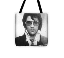Elvis Presley Mug Shot Vertical - Tote Bag