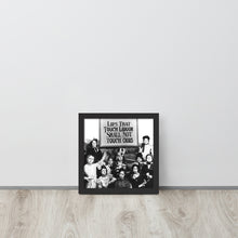 Lips That Touch Liquor Shall Not Touch Ours Prohibition 2 Framed poster