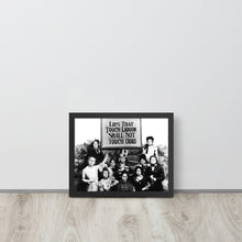 Lips That Touch Liquor Shall Not Touch Ours Prohibition 2 Framed poster