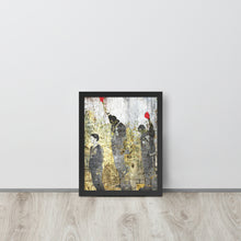 1968 Olympics Black Power Salute Black Lives Framed Poster