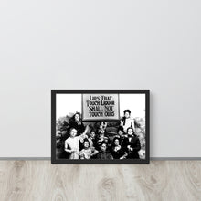 Lips That Touch Liquor Shall Not Touch Ours Prohibition 2 Framed poster