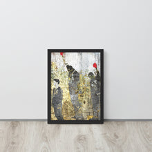 1968 Olympics Black Power Salute Black Lives Framed Poster