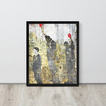 1968 Olympics Black Power Salute Black Lives Framed Poster