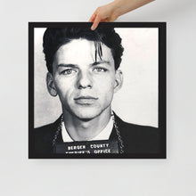 Frank Sinatra Mug Shot Mugshot Vertical Framed poster