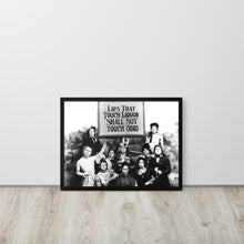 Lips That Touch Liquor Shall Not Touch Ours Prohibition 2 Framed poster