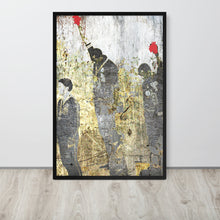 1968 Olympics Black Power Salute Black Lives Framed Poster