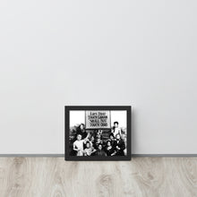 Lips That Touch Liquor Shall Not Touch Ours Prohibition 2 Framed poster