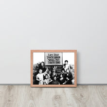 Lips That Touch Liquor Shall Not Touch Ours Prohibition 2 Framed poster