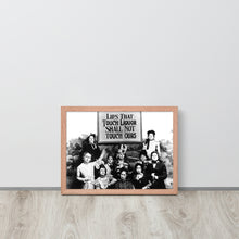 Lips That Touch Liquor Shall Not Touch Ours Prohibition 2 Framed poster