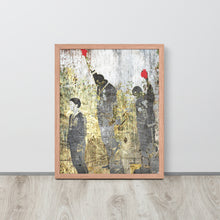 1968 Olympics Black Power Salute Black Lives Framed Poster