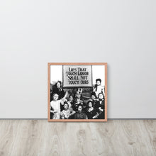 Lips That Touch Liquor Shall Not Touch Ours Prohibition 2 Framed poster