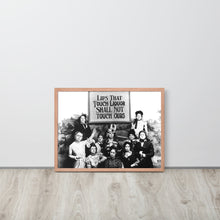 Lips That Touch Liquor Shall Not Touch Ours Prohibition 2 Framed poster