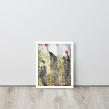 1968 Olympics Black Power Salute Black Lives Framed Poster