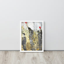 1968 Olympics Black Power Salute Black Lives Framed Poster