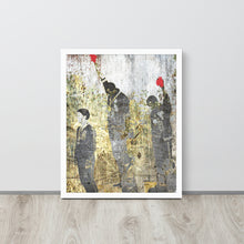 1968 Olympics Black Power Salute Black Lives Framed Poster