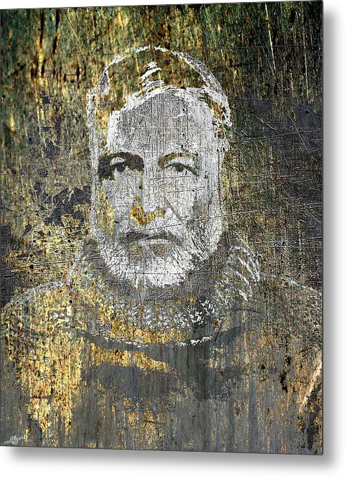 Ernest Hemingway - Metal Print