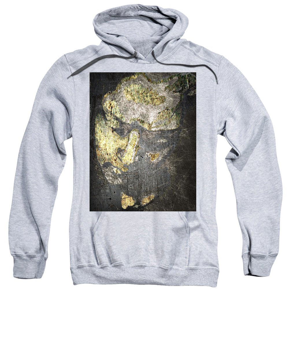 Face In Bronze And Copper - Sweatshirt