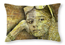 Far Away Eyes - Throw Pillow