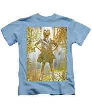 Fearless Girl By Kristen Visbal - Kids T-Shirt