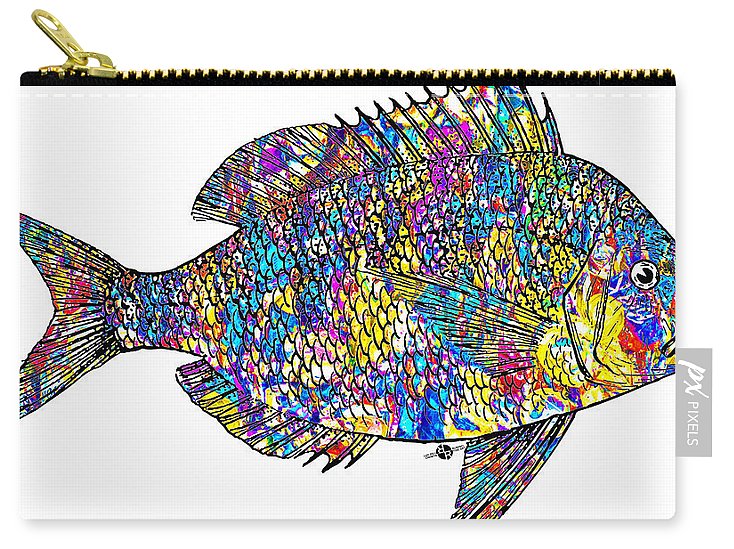 Fish Study 4 - Carry-All Pouch