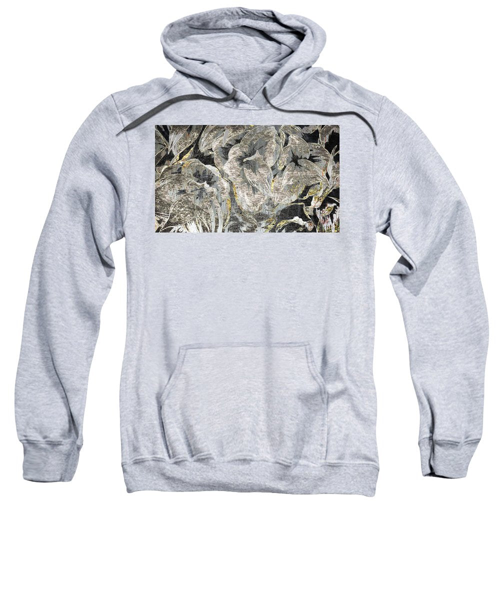 Flowers In Bronze Steele And Copper - Sweatshirt