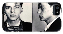 Frank Sinatra Mug Shot Horizontal - Phone Case