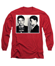 Frank Sinatra Mug Shot Horizontal - Long Sleeve T-Shirt