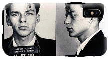 Frank Sinatra Mug Shot Horizontal - Phone Case