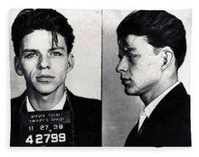 Frank Sinatra Mug Shot Painting - Blanket