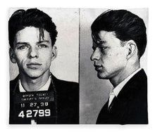 Frank Sinatra Mug Shot Painting - Blanket