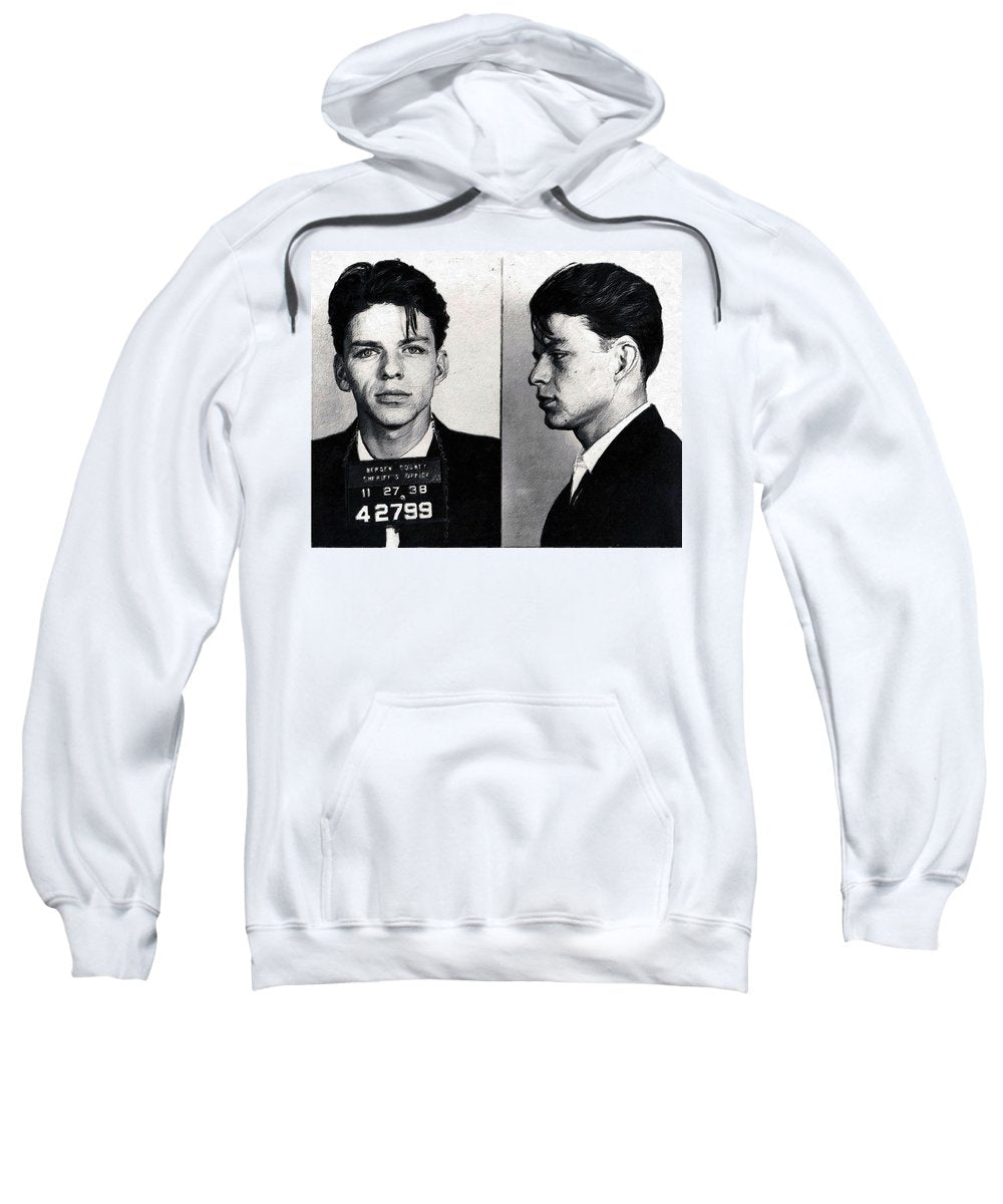 Frank Sinatra Mug Shot Painting - Sweatshirt