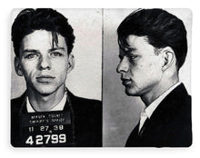 Frank Sinatra Mug Shot Painting - Blanket