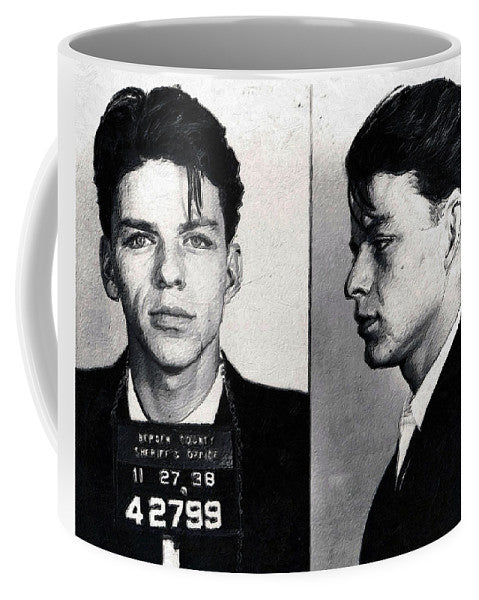 Frank Sinatra Mug Shot Painting - Mug