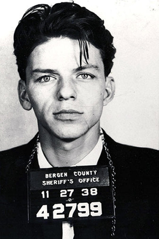 Frank Sinatra Mug Shot Vertical - Art Print Art Print Pixels 5.375