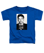 Frank Sinatra Mug Shot Vertical - Toddler T-Shirt Toddler T-Shirt Pixels Royal Small 