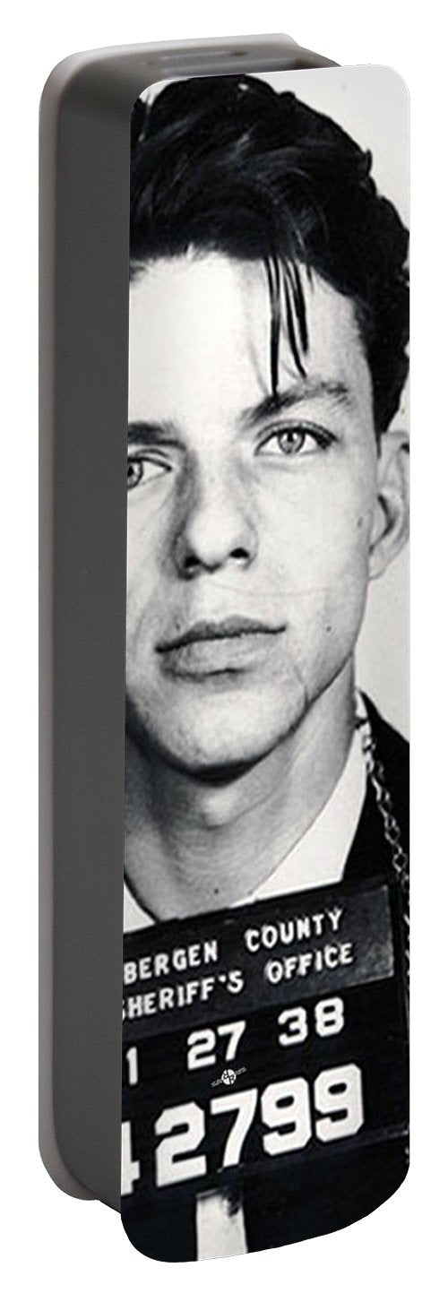 Frank Sinatra Mug Shot Vertical - Portable Battery Charger Portable Battery Charger Pixels Small (2600 mAh)  
